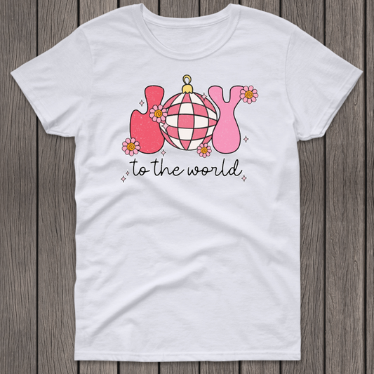 Joy to the World - Retro T-shirt