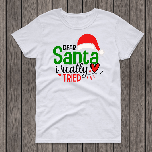 Santa I tried - Chrismtas T-Shirt